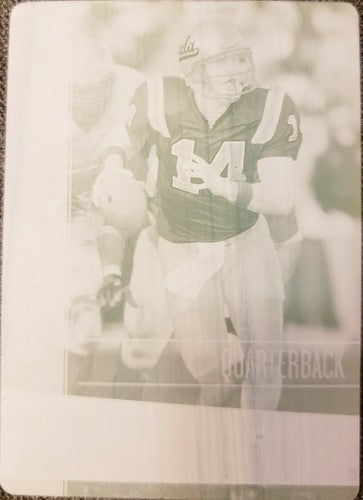 DREW OLSON 2006 Donruss Playoff Prestige PRINTING PLATE #1/1 UCLA 49ers Panthers