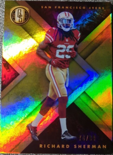 RICHARD SHERMAN 2018 Panini Gold Standard SP Parallel #/99 Niners 49ers Seahawks