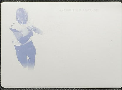 KE'SHAWN VAUGHN 2020 Leaf Trinity Signatures RC PRINTING PLATE SP 1/1 Buccaneers