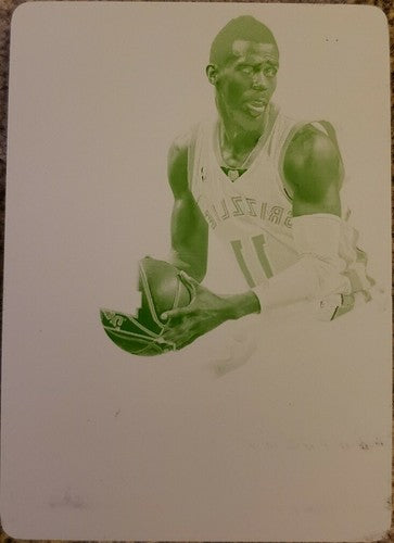 MIKE CONLEY 2013-14 National Treasures PRINTING PLATE 1/1 of 1 Spectra Grizzlies
