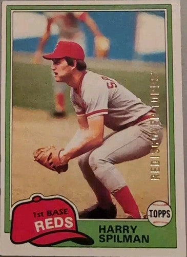 HARRY SPILMAN 2017 Topps Rediscover SSP BUYBACK GOLD 1981 Reds Astros Giants #94