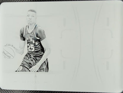 CHRIS BOUCHER 2020-21 Panini Flawless Dual Patches PRINTING PLATE 1/1 Raptors of