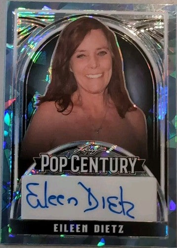 EILEEN DIETZ 2024 Leaf Pop Century AUTO LIGHT BLUE CRACKED ICE SP #1/1 Exorcist