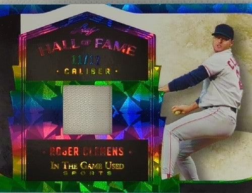 ROGER CLEMENS 2022 Leaf In the Game Used Jersey PATCH /12 Red Sox Yankees Astros