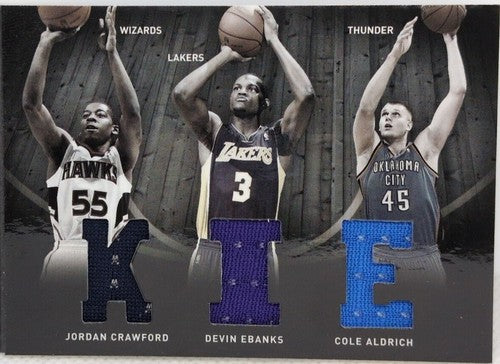 John WALL Ekpe UDOH Jordan CRAWFORD ALDRICH + 2011-12 Preferred 6 Jersey BOOKLET