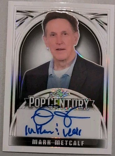MARK METCALF 2024 Leaf Pop Century AUTO INSCRIPTION SP 2/2 Animal House Seinfeld