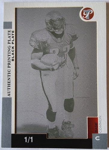 RYAN MOATS 2005 Topps Pristine Framed RC PRINTING PLATE SP #1/1 Eagles Texans of