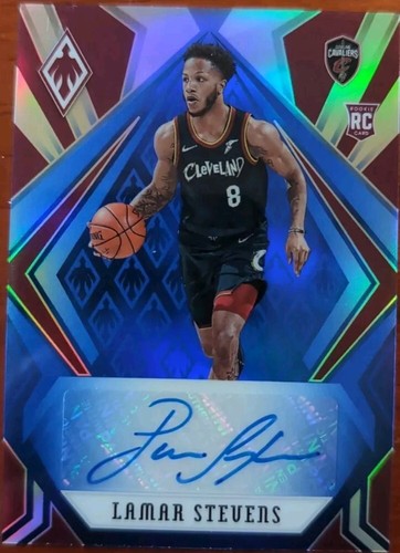LAMAR STEVENS 2020-21 Panini Chronicles Phoenix AUTO BLUE SP #/25 Cavs Grizzlies