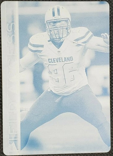 XAVIER COOPER 2015 Topps Field Access RC PRINTING PLATE SP #1/1 Browns One of