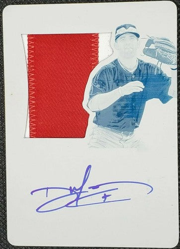 DEVEN MARRERO 2015 Panini National Treasures DUAL AUTO PATCH PRINTING PLATE #1/1