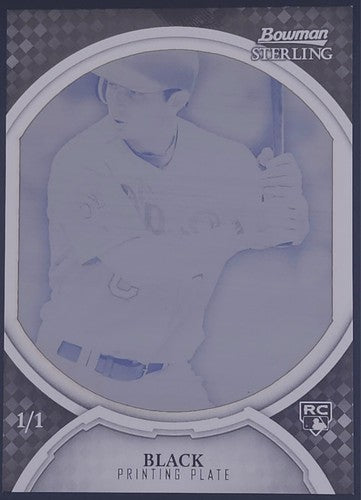 JOHNNY GIAVOTELLA 2011 Bowman Sterling RC PRINTING PLATE SP #1/1 Royals One of