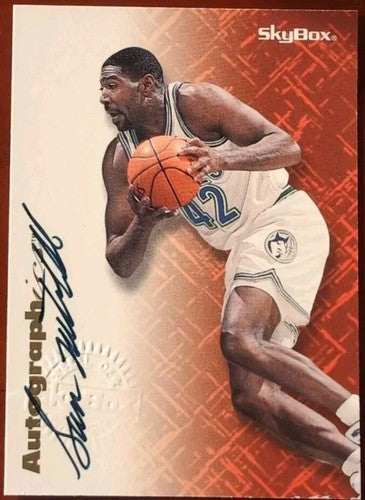 SAM MITCHELL 1996-97 SkyBox Premium Autographics AUTO SP Timber Wolves Pacers