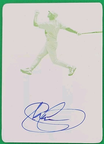 SHAWN GREEN 2023 Panini National Treasures AUTO PRINTING PLATE SP 1/1 Dodgers of