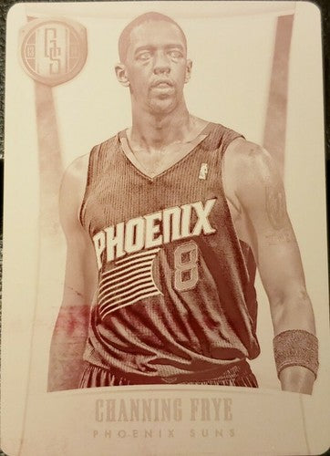 CHANNING FRYE 2013-14 Panini Gold Standard PRINTING PLATE #1/1 Cavs Knicks Suns