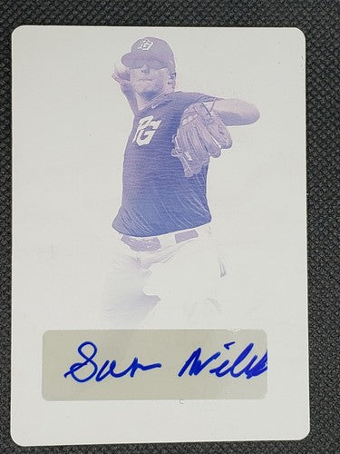 SAM WIBBELS 2018 Leaf Perfect Game RC DUAL AUTO PRINTING PLATE SP #1/1 Kentucky