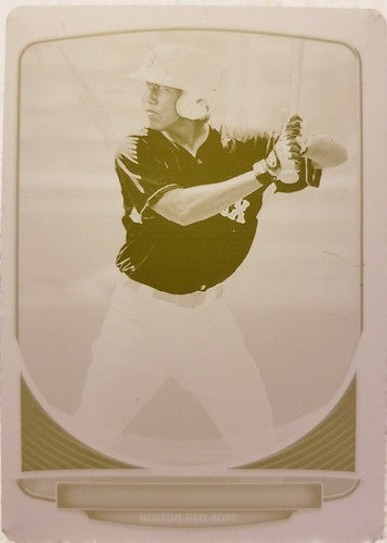 BRYAN HUDSON 2013 Bowman Draft Picks Prospects PRINTING PLATE #1/1 of 1 Red Sox