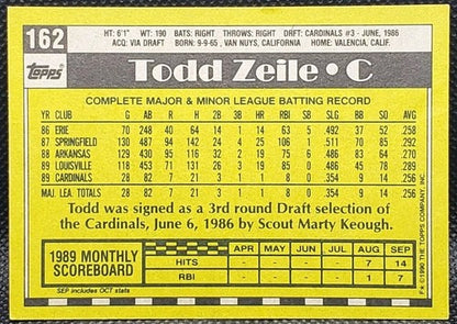TODD ZEILE 2017 Topps Rediscover SP BUYBACK Bronze 1990 Future Star RC Cardinals