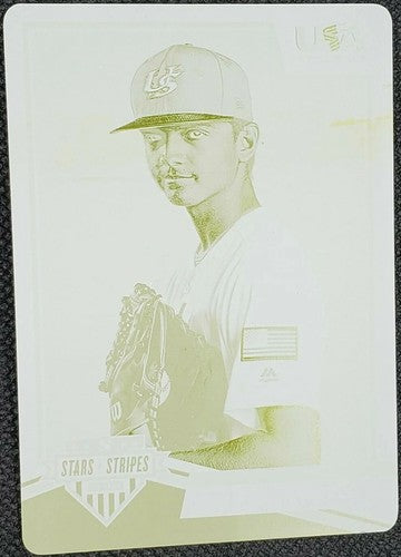 RHEEGO McINTOSH 2019 Panini USA Stars & Stripes RC PRINTING PLATE SP #1/1 One of