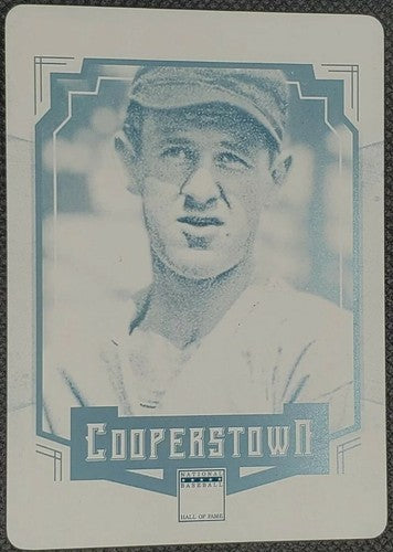 LEFTY GOMEZ 2015 Panini Cooperstown PRINTING PLATE #1/1 New York Yankees One of
