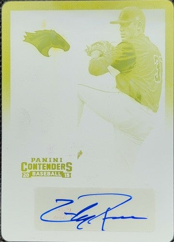 CODY PONCE 2015 Panini Contenders RC AUTO PRINTING PLATE #1/1 Brewers Pirates of
