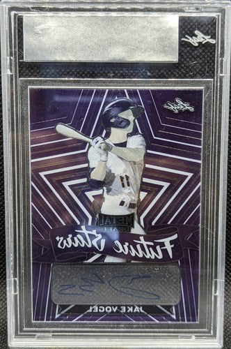 JAKE VOGEL 2021 Leaf Metal Draft RC AUTO PRE-PRODUCTION PROOF SP #1/1 of Dodgers