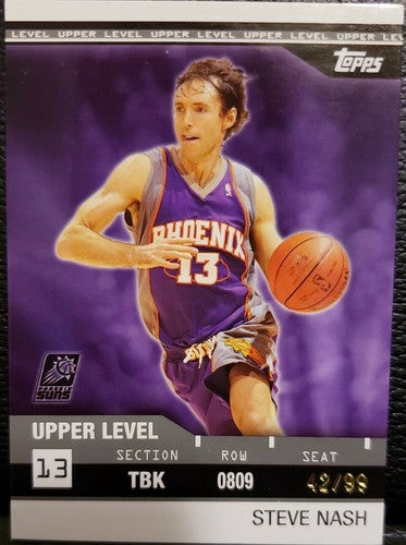 STEVE NASH 2008-09 Topps NBA Rip Card #/99 Phoenix Suns Lakers Nets Mini Ripped