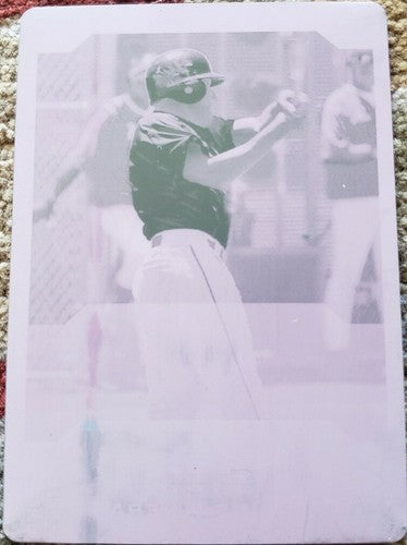 LUIS RIVERA 2004 Bowman Draft Picks & Prospects PRINTING PLATE #1/1 of 1 Angels