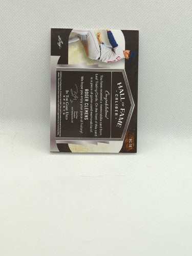 ROGER CLEMENS 2022 Leaf In the Game Used Jersey PATCH /12 Red Sox Yankees Astros