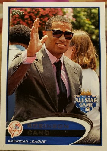 ROBINSON CANO 2012 Topps Update All-Star Sunglasses SP Photo Variation Yankees