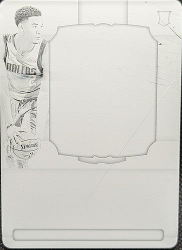 TYLER BEY 2020-21 Panini National Treasures RC PRINTING PLATE #1/1 Mavericks of