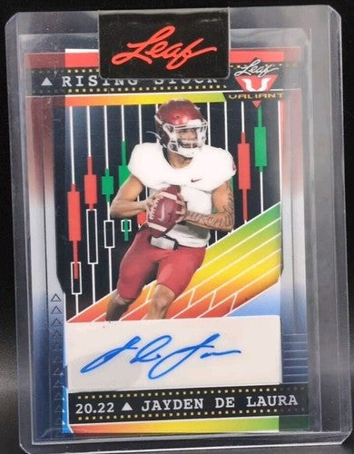 JAYDEN DE LAURA 2022 Leaf Valiant Pre-Production PROOF AUTO CLEAR SP 1/1 Arizona