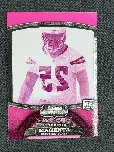 MARCUS THOMAS 2008 Topps Bowman Sterling RC PRINTING PLATE #1/1 Chargers One of
