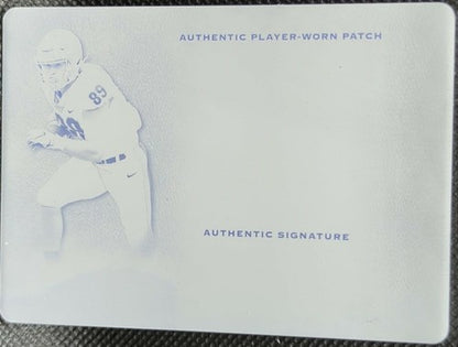 CHARLIE WOERNER 2020 Leaf Trinity RC PRINTING PLATE SP #1/1 49ers Georgia One of