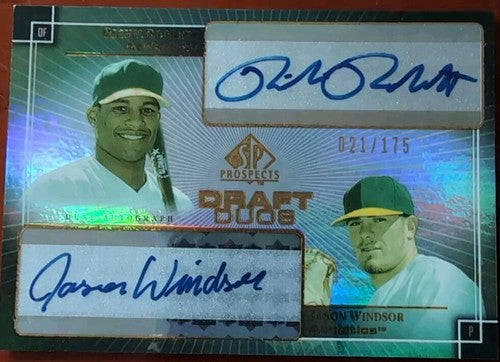 Richie ROBNETT Jason WINDSOR 2004 SP Prospects DUAL RC AUTO #/175 A's Athletics