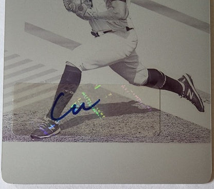 CASE WILLIAMS 2020 Panini Elite Extra RC AUTO PRINTING PLATE SP 1/1 Rockies Reds