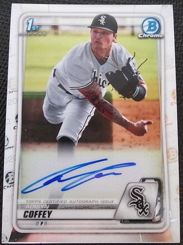 ADISYN COFFEY 2020 Topps Bowman Chrome Rookie Prospect RC AUTO Chicago White Sox