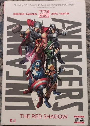 UNCANNY AVENGERS Vol. 1 The Red Shadow Marvel HC 2012 #1-5 Wolverine Havok Skull
