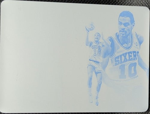 MAURICE MO CHEEKS 2019-20 Panini Flawless Enshrined Signature PRINTING PLATE 1/1