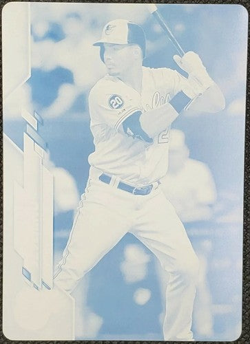 PEDRO SEVERINO 2020 Topps Series 2 PRINTING PLATE One of #1/1 Orioles Nationals