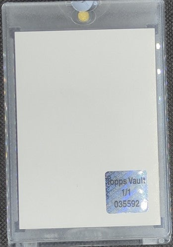 FRANKIE MONTAS 2016 Topps Bowman RC Blank Back VAULT SP #1/1 Dodgers A's One of