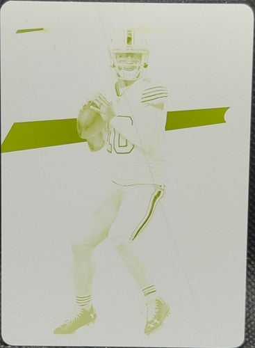 A. J. McCARRON 2018 Panini XR PRINTING PLATE 1/1 Bills Bengals Raiders AJ One of