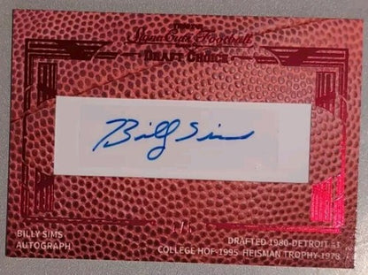 Andre WARE Billy SIMS 2014 TriStar SignaCuts Draft Choice DUAL AUTO SP 1/5 Lions