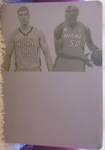 Tyler HANSBROUGH Joel ANTHONY 2012-13 Matchups Dual PRINTING PLATE 1/1 of 1 Heat