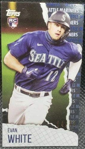 EVAN WHITE 2021 Topps Rip Card Rookie MINI RC SP #04/40 Seattle Mariners MRIP-EW