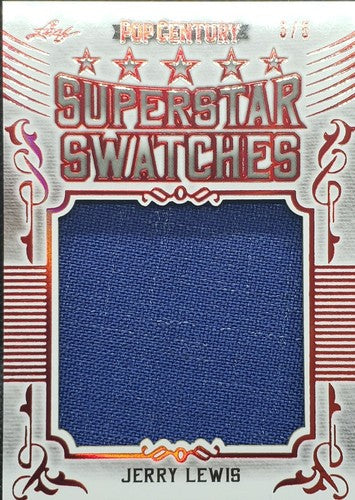 JERRY LEWIS 2021 Leaf Metal Pop Century JUMBO RELIC PATCH Red /5 Nutty Professor