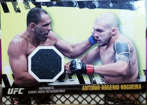 Antonio Rogerio NOGUEIRA Luiz CANE 2010 Topps UFC 106 Event-Used Octagon Mat SP
