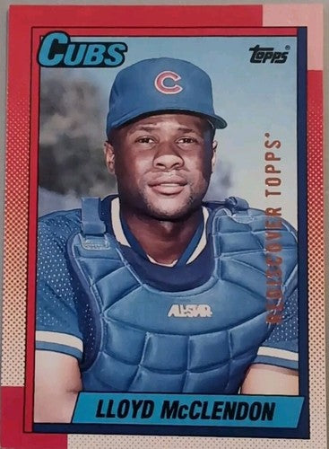 LLOYD McCLENDON 2017 Topps Rediscover SP BUYBACK Bronze 1990 Cubs Reds Pirates