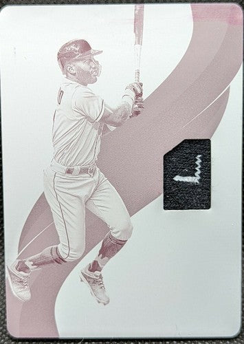 AMED ROSARIO 2019 Panini Immaculate Jersey TAG PATCH PRINTING PLATE SP #1/1 Mets