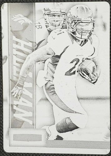 RONNIE HILLMAN 2013 Panini Rookies & Stars PRINTING PLATE SP 1/1 Broncos Vikings