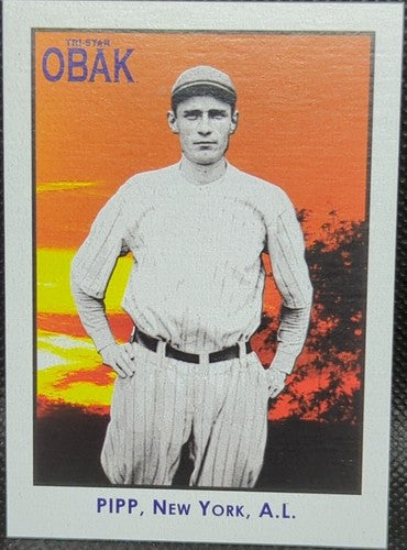 WALLY PIPP 2010 Tristar OBAK Purple SP #1/1 NY Yankees Reds Tigers Walter One of